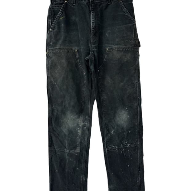 [32X34] CARHARTT B01BLK 더블니카펜터 워크데님팬츠