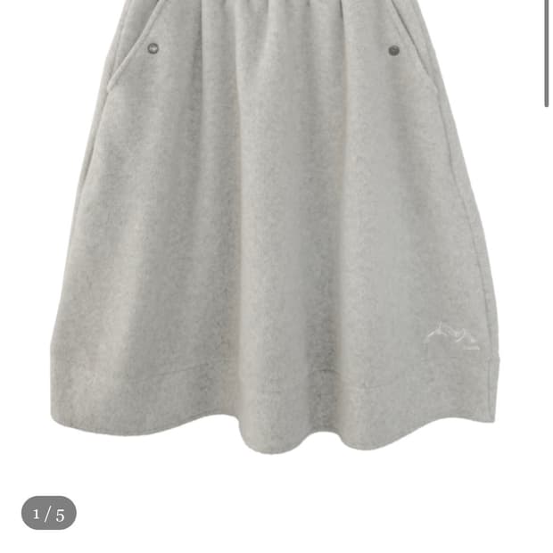 에옹쓰 마운틴 플리스 스커트