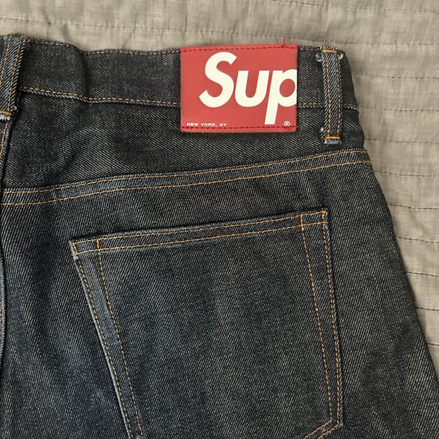 슈프림 리지드 셀비지데님