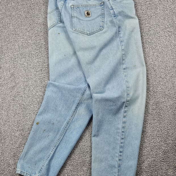 칼하트 밴딩 커스텀 데님 베이직 워크 팬츠 ( 38X32 )/ 10323