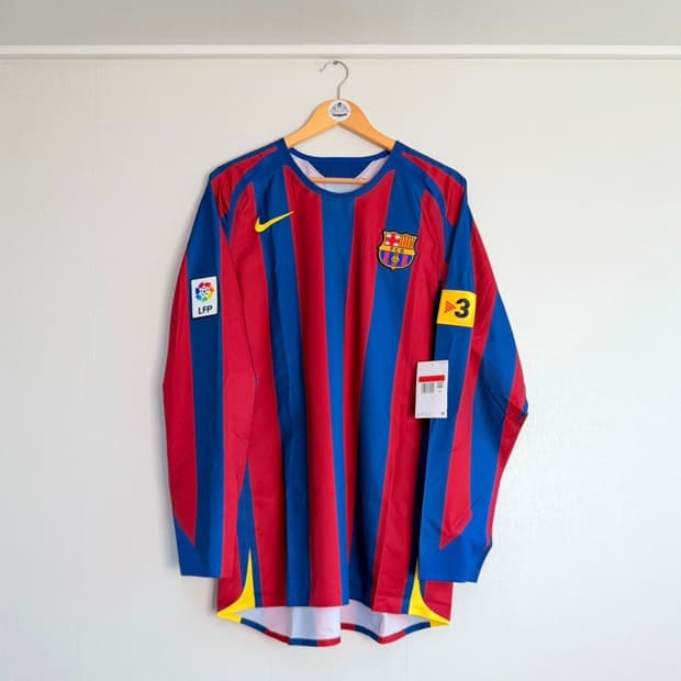 05-06 바르셀로나 홈 긴팔 새제품 Re-issue