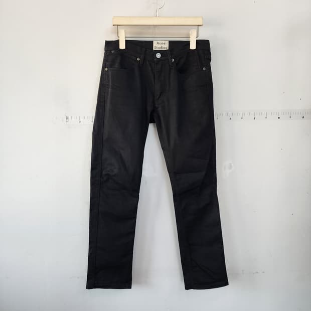 아크네 스튜디오 블랙 데님 팬츠