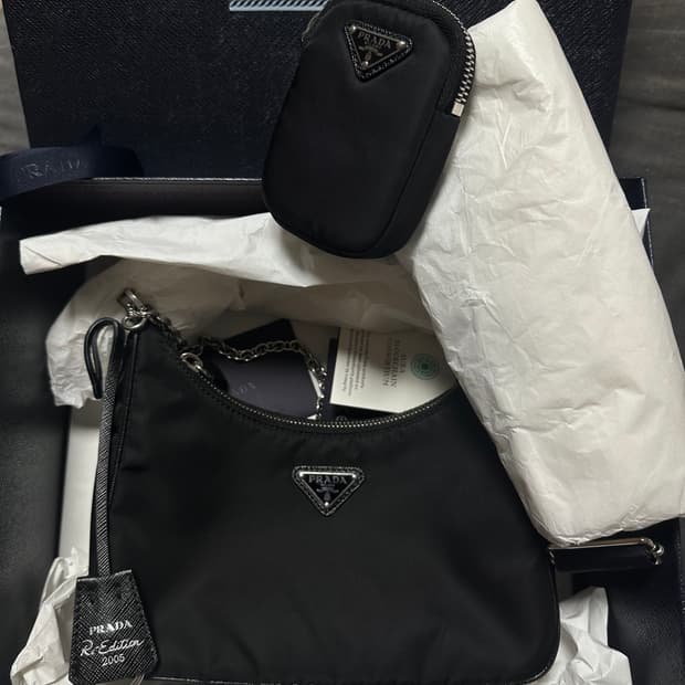 프라다 리에디션 리나일론 숄더백 크로스백 풀구성 