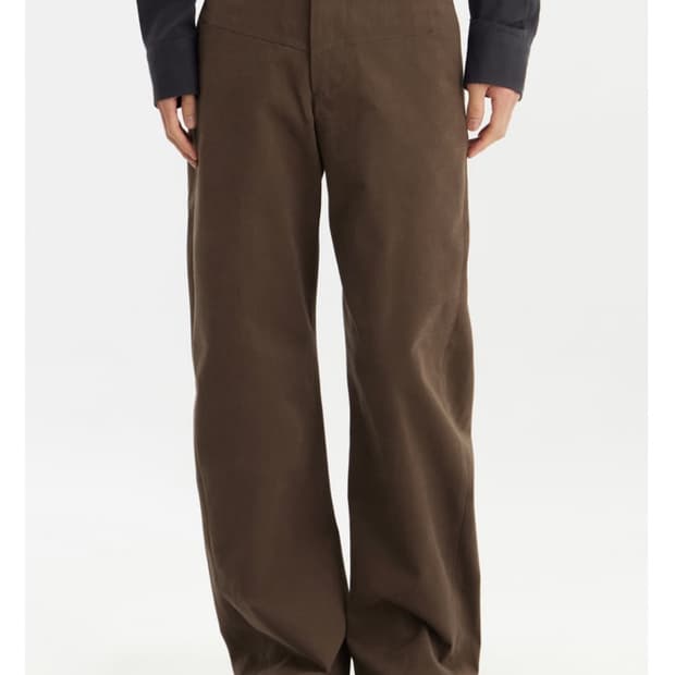 aieul 아이엘 stra pants 브라운 48