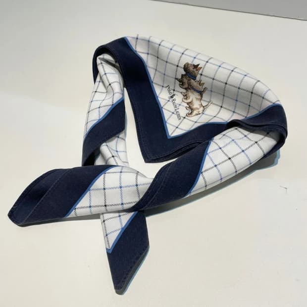 폴로 랄프로렌 쁘띠 손수건 스카프 A1353