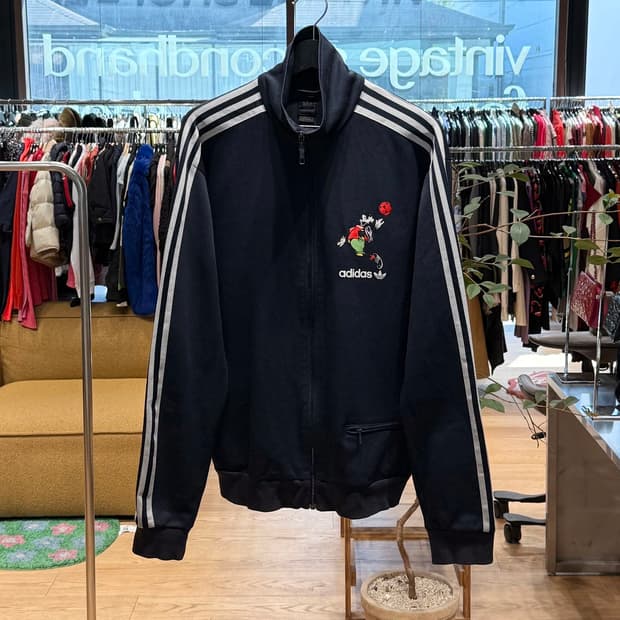 아디다스 네이비 구피 콜라보 트랙탑 자켓