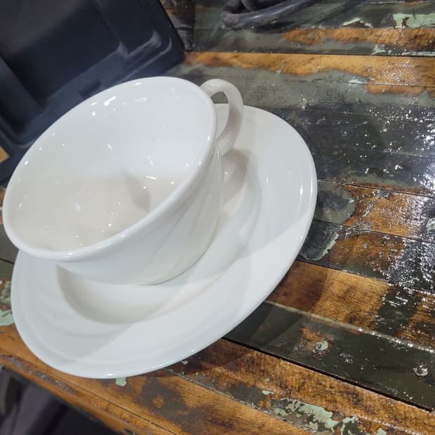 미 빈티지 커피잔