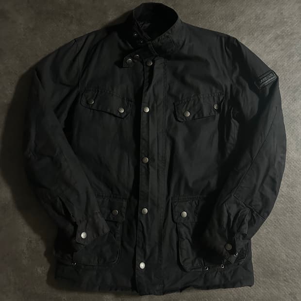Barbour International 듀크 왁스 자켓 