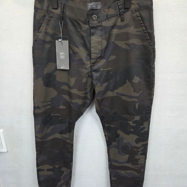 자라 코팅 카모 팬츠 32 스키니핏