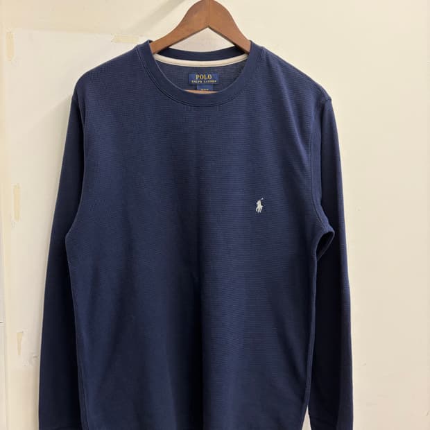 N179. 폴로 롱슬리브 와플티 