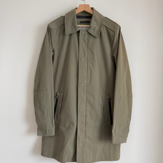 캘빈클라인(CK JEANS) 견장 코튼 코트