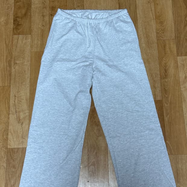 이지 고샤 팬츠 2사이즈 헤더그레이 새제품