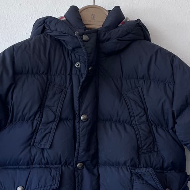 버버리 키즈 후드덕다운패딩 4Y