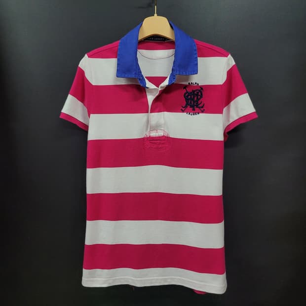 Ralph Lauren 랄프로렌 스트라이프 빅로고 자수로고 셔츠