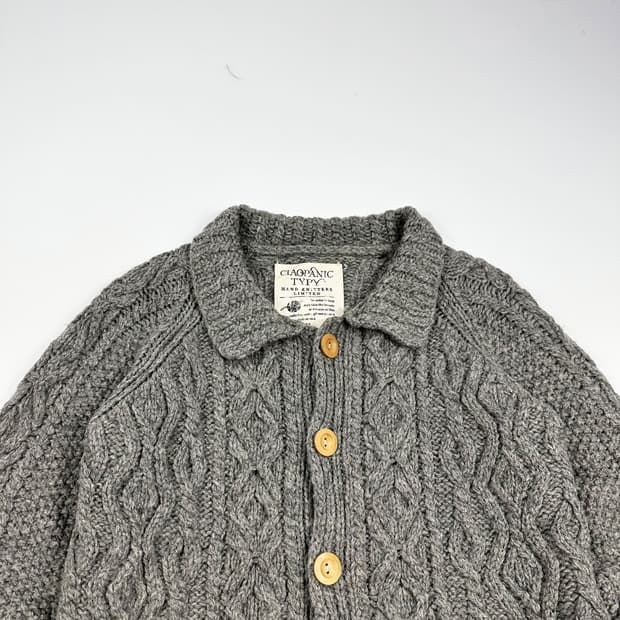 VTG 빈티지 재팬 차콜 울 가디건 (M 여성추천)