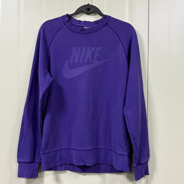 나이키 퍼플 스웻셔츠