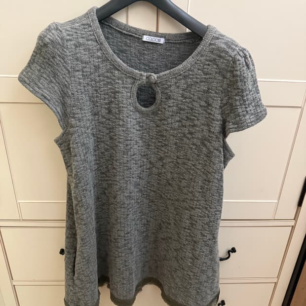 콜로신스 Weird Drop Top Dress Khaki Charcoal