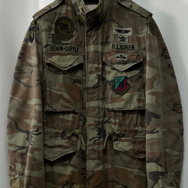 폴로 랄프로렌 BDU 공수부대 전술 비행단 M65 필드자켓