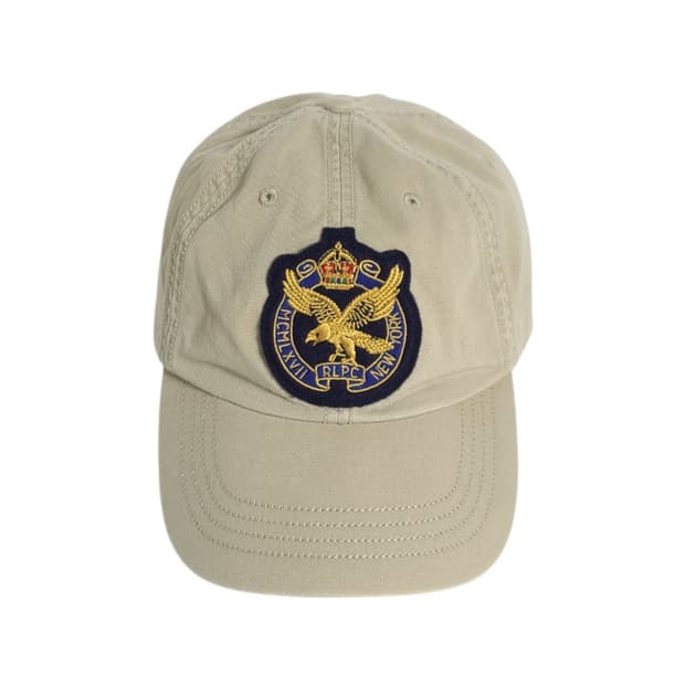 POLO) 빈티지 폴로 랄프로렌 RLPC 이글 패치 가죽 스트랩 볼캡