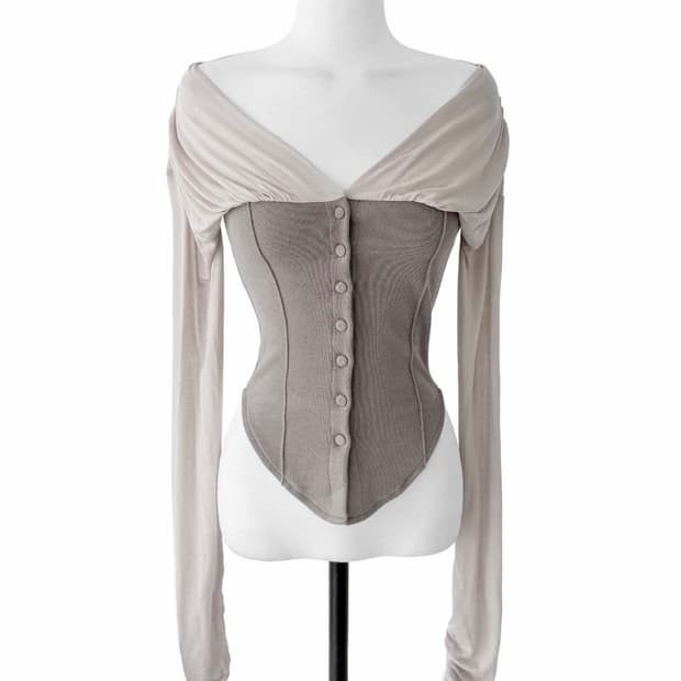 클라우드이모션 ivy soft drape T (mocha)