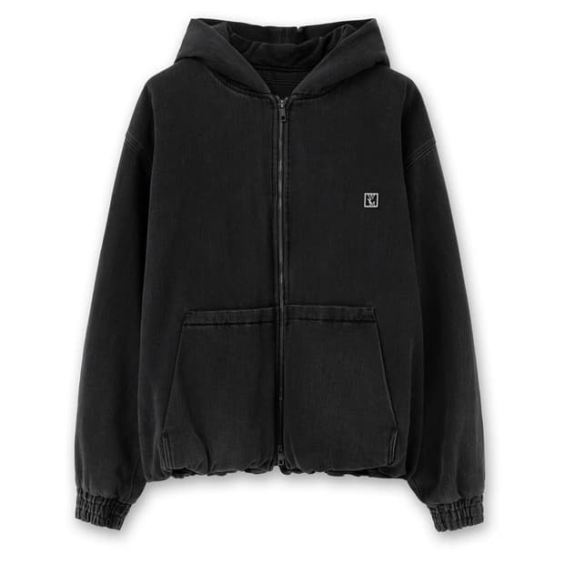 23FW 우영미 블랙 데님 후드 자켓