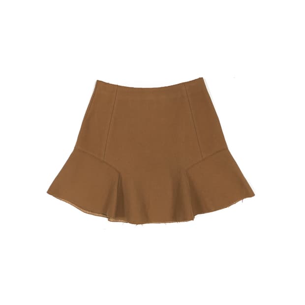 Carven virgin wool mini skirt