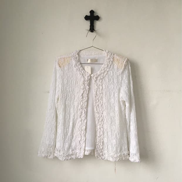Frill lace jacket