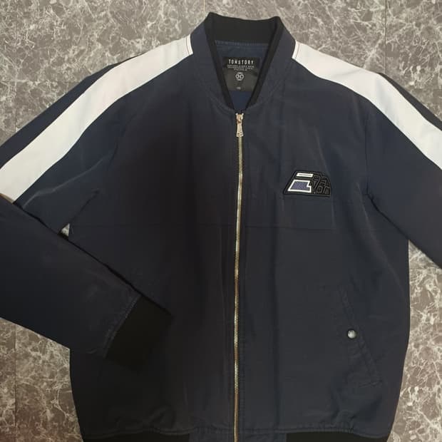 네이비 집업 점퍼 (TOMSTORY)- XL
