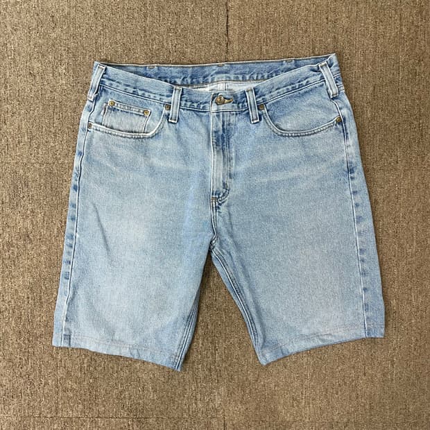  (38) Carhartt 칼하트 컷오프 데님 반바지 
