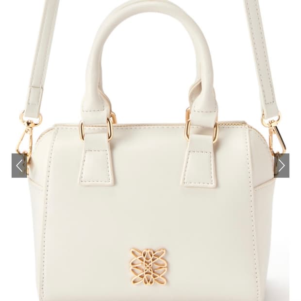 급처분|일본직구|GRL|2way 모노그램 보스턴백(아이보리색)