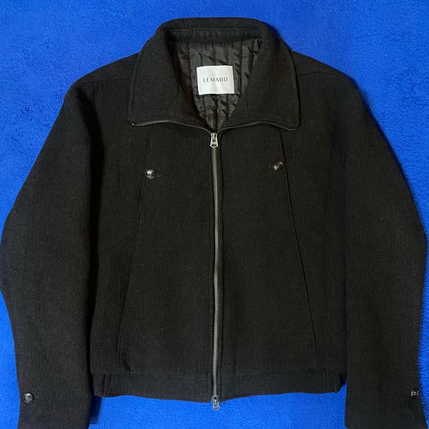 LEMARD 르마드 남성 울 더블 포켓 자켓 블랙 2사이즈