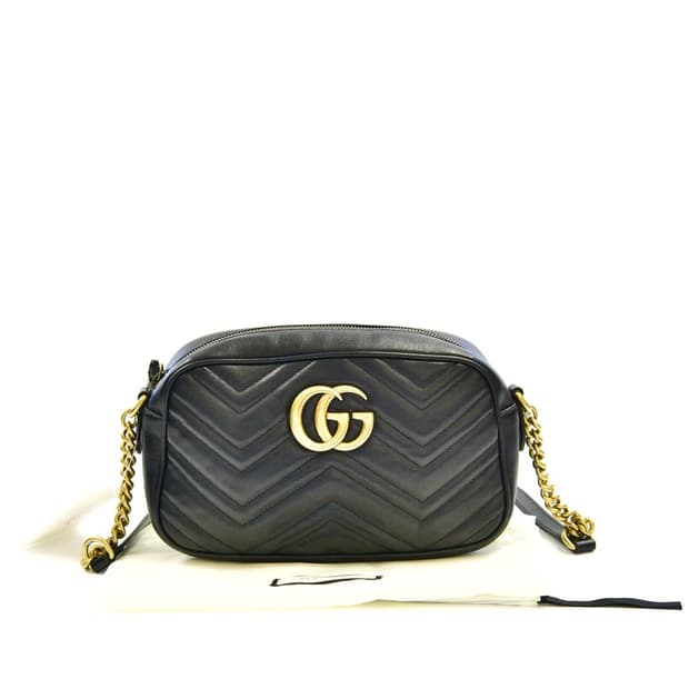 구찌 마몬트 마틀라세 스몰 크로스백(정품)