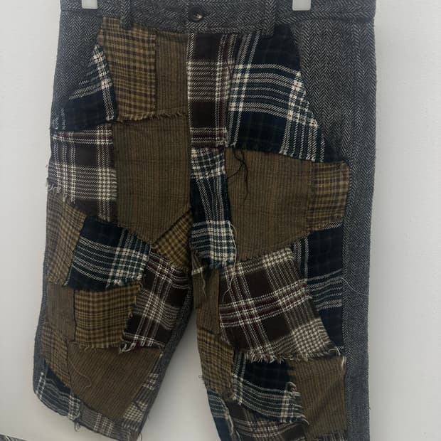 꼼데가르송 셔츠라인 패치워크바지 팝니다