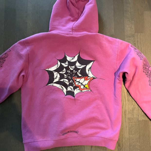 크롬하츠 매티보이 초판 퍼플 스파이더웹 후드 (교)