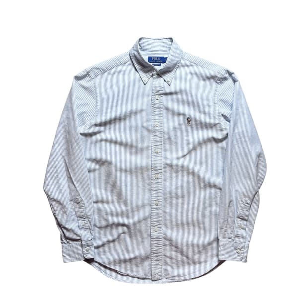 폴로 옥스퍼드면 스트라이프 셔츠