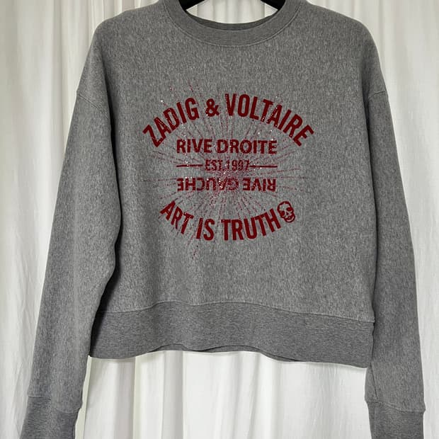 ZADIG & VOLTAIRE 자딕앤볼테르 스트라스 맨투맨 / S