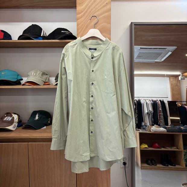 BURBERRY CHINA COLLAR SHIRT