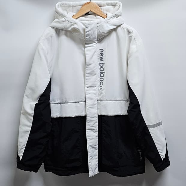 뉴발란스 양면 플리스 후드점퍼 L