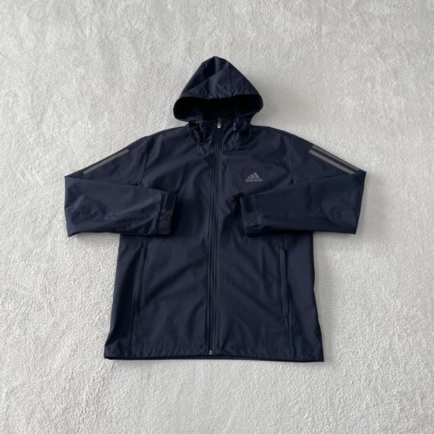 L 아디다스 네이비 바람막이 100