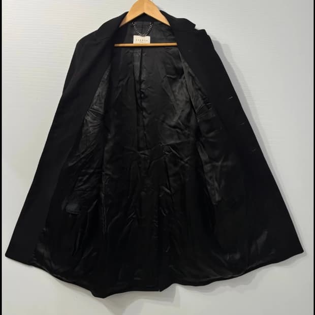 산드로 Sandro캐시미어 블랙 코트 ~95