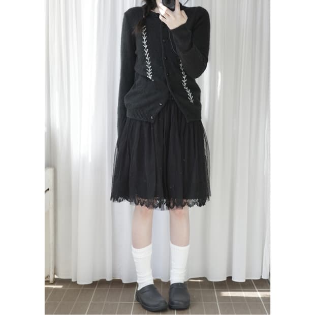 Baglion heart cardigan