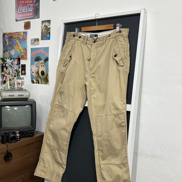 Polo Ralph Lauren 더블니 밀리터리 팬츠