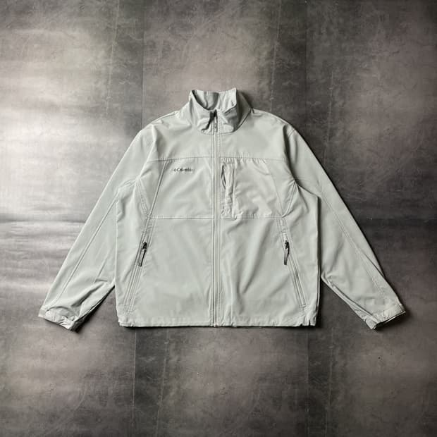 COLUMBIA 컬럼비아 빈티지 라이트그레이 윈드브레이커 A00504