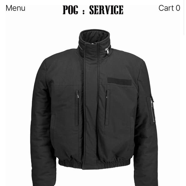 포그서비스 탱커자켓 블랙1