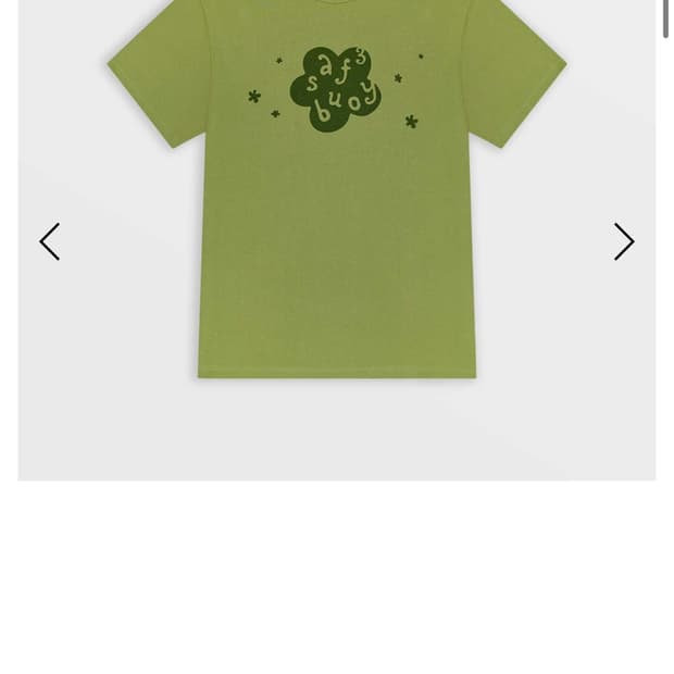  [Safarispot X Buoy] Flower T-shirt (Gre
