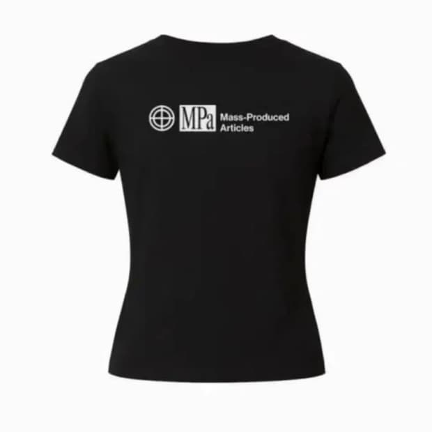 구매) 플라스틱프로덕트 우먼반팔블랙 M아니면 L