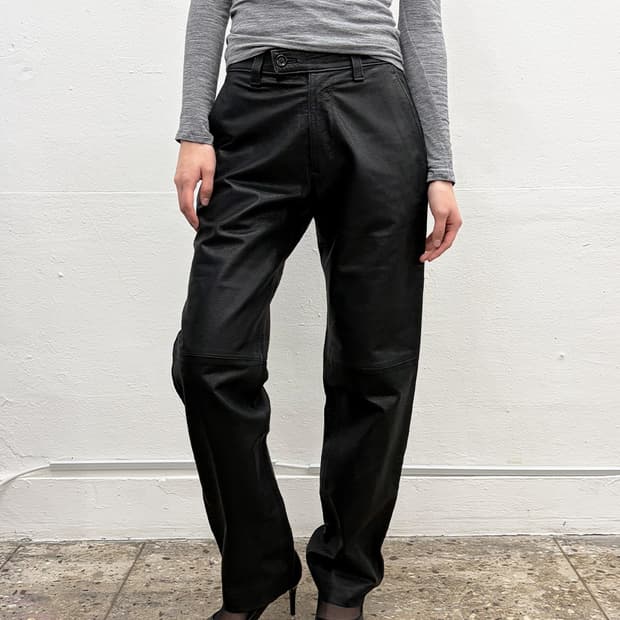 요시유키 코니시 고트스킨 레 팬츠