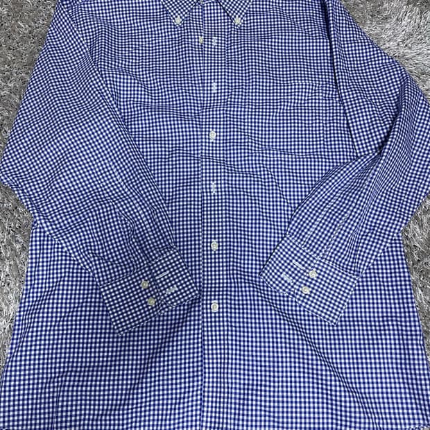 브룩스 브라더스 체크 셔츠 사이즈 105~110