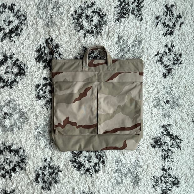 미군 사막삼색 DCU 카모 헬멧백