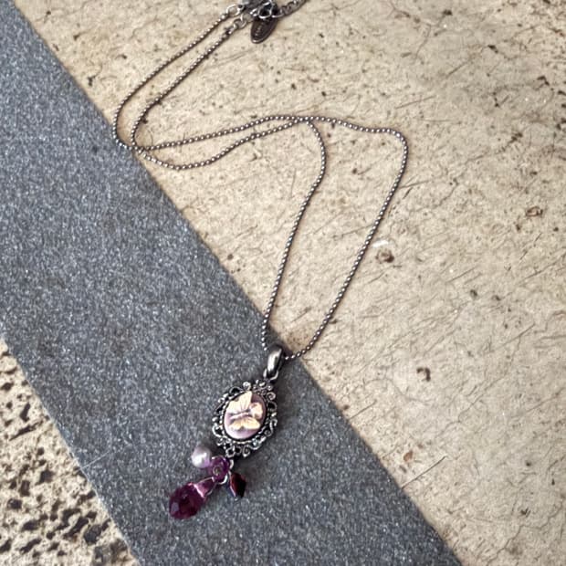 오즈온 고딕 디테일 미니펜던트 목걸이